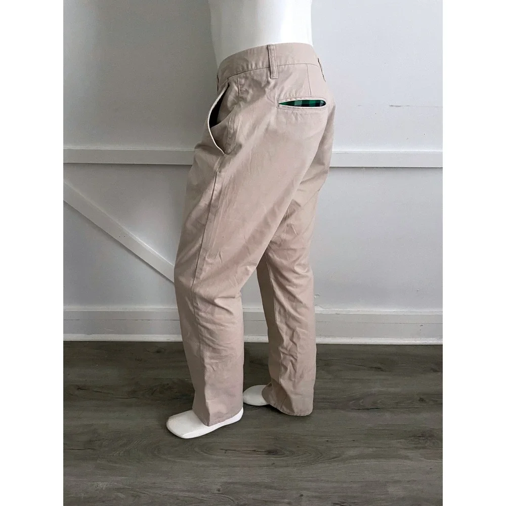 Bonobos Mens Stone Cutters Chino Pants Beige Tan Straight Leg 34x30